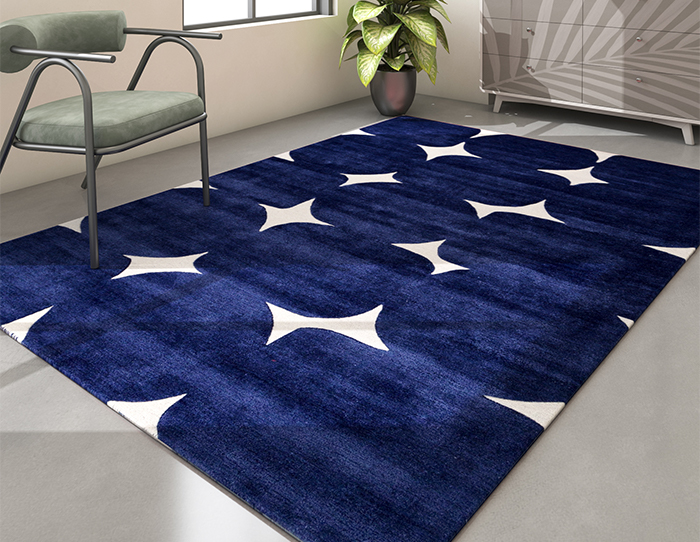 blue color rugs & carpets